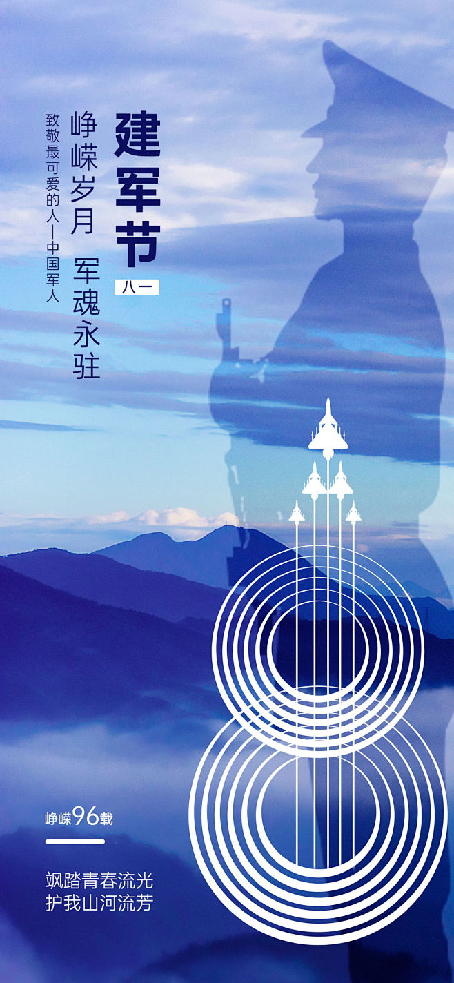 建军节海报