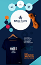 Baltica marina : Branding for polish Yacht Club.