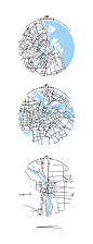 Maps of Bicycle Cities: 