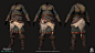 Assassin's Creed Valhalla - Eivor's Hunter skin, Adriana Jimenez Ponce : A piece of the work I did on Assassin's Creed Valhalla. It corresponds to one of the player's skins in its three different tiers. These are in-engine screenshots of the final low pol