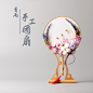 永生花团扇 (1)