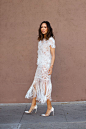 aimee_song_white_self_portrait_lace_top_fringe_skirt // OMG LOVE...LOVE THIS!!: