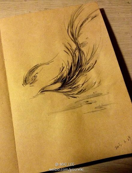 一眼万年•••#一天一画#