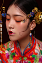 谷兰美妆教育频道的化妆造型作品《最美中国风》