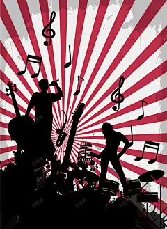 摇滚音乐会宣传海报背景矢量图 设计图片 免费下载 页面网页 平面电商 创意素材