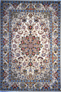 Isfahan Silk Persian Rug - Item# 598