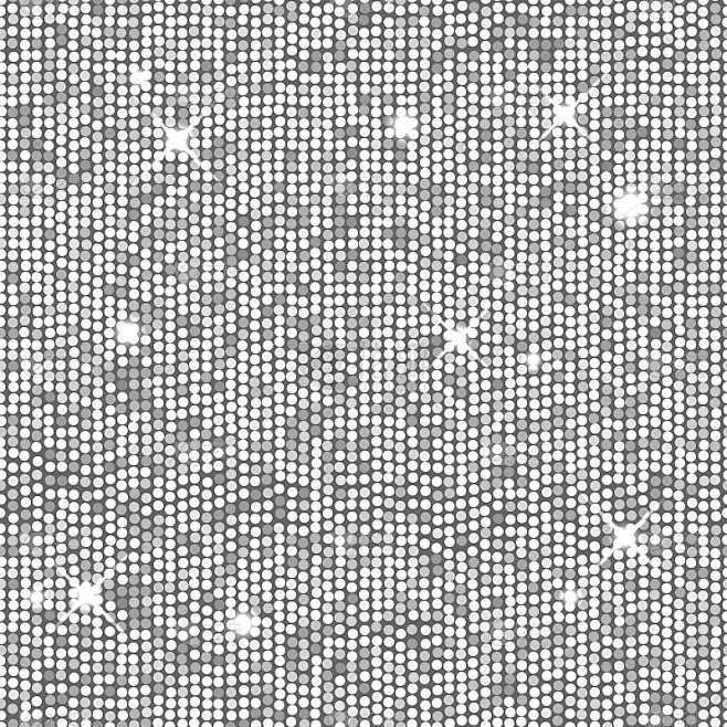闪闪发光的亮片。无缝模式的发光粒子亮片。矢量插图。