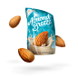 AlmondMilk包装Behance