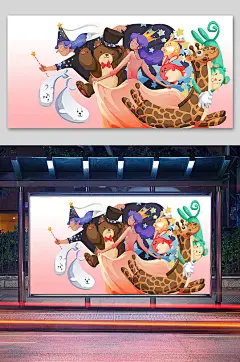 女神节童话公主主题插画-众图网