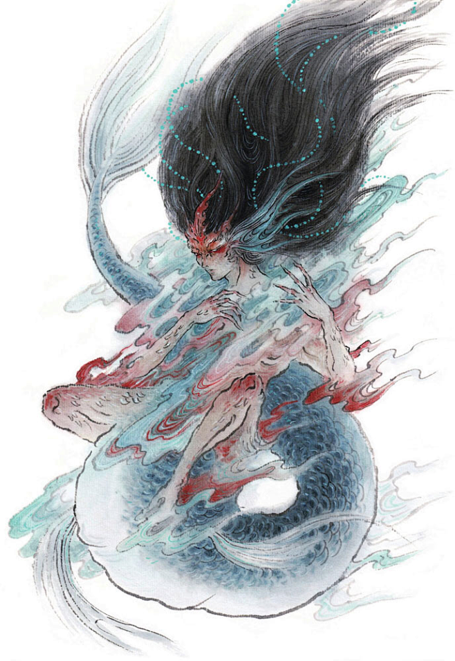 苟杂碎从吕圣圣转采于2021-03-25 18:20:43观山海卷六_陵鱼山海经苟