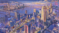 #闪耀暖暖# 场景原画，来自俄罗斯画师Arseniy Chebynkin#作品欣赏#