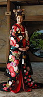 Contemporary wedding kimono