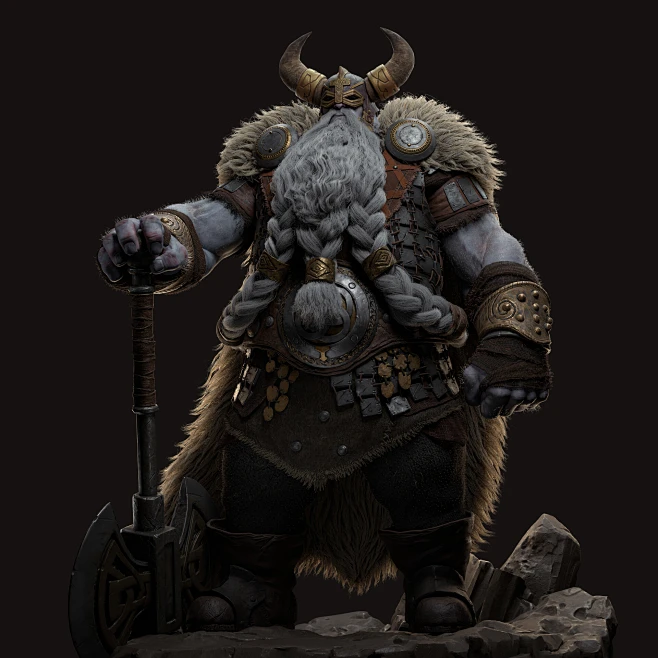 Frost Giant, Otavio Liborio : This is a model I made in my spare time ...