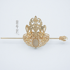 珠骨采集到头冠