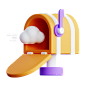 No Inbox 3D Illustration