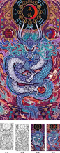 fox许-原创十二生肖插画全家福_fox许_插画图片-致设计