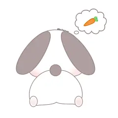 微信表情包（萌兔子的日常）
原型是我家兔子弟弟哈哈，是个捣蛋gui