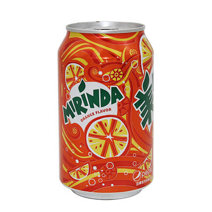 美年达橙味330ml*6听果味型汽水 百...