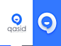 Qasid Logo Design vector icon design app branding logo illustration