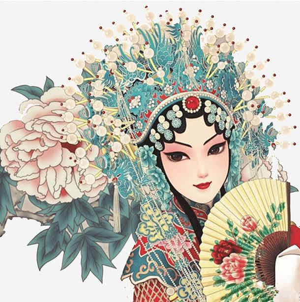 卡通版京剧人物png免抠素材 页面网页 平面电商 创意素材 png素材