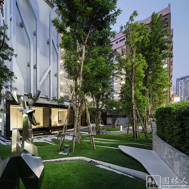 泰国曼谷派恩森林公寓景观设计项目（TRO...