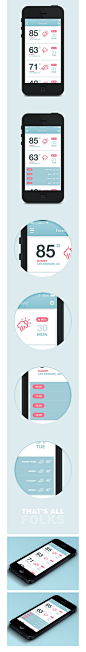 iOS7-Weather-App 天气APP UI设计