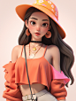 qiuling6689_Realistic_3d_cartoon_style_rendering_chinese_gril___d5f9f6b6-d435-4511-af36-470ccf9333bd
