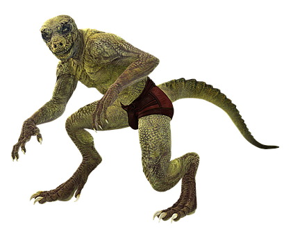 蜥蜴人爬虫类的科幻小说幻想说完形童话故事战士守护进程