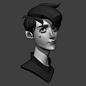 quickie 02, Dan Garcia : 02 of 4<br/>quick practice from 4 random sketches.<br/>2hrs max time - It took 3 hours... I performed a quick retopo of the head xD<br/>Trying different styles.