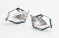 Claudia Steiner. Earrings: Ornaments #01, 2012. 925 silver oxidized.