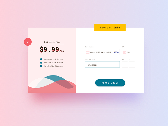 Daily UI 002 Credit ...