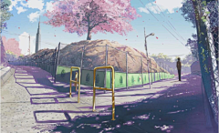 圈圈设计采集到插画-新海诚、宫崎骏