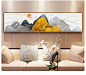 新中式客厅沙发背景墙装饰画禅意抽象挂画书房办公室卧室山水壁画-tmall.com天猫