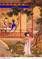 中国国画之古典图画-话聊琵琶
