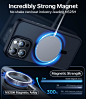 Amazon.com: Aulofe Strong Magnetic for iPhone 15 Pro Case, [Compatible with MagSafe] [Military-Grade Drop Tested] Shockproof Protective Slim Translucent Matte Case for iPhone 15 Pro Phone Case, Black : Cell Phones & Accessories