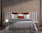 现代简约样板房间床品12四件套灰红色新中式床上用品别墅展厅直销-淘宝网