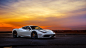 Ferrari, 458, italia, speciale, white, supercar, sunset, sky