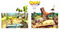 Crash 4 - N.Sanity Island, James Loy Martin : First two levels of Crash 4 concepts.
These were soooo early in the game's development that a great deal of it was before the gameplay was locked down. Most of this was before even Crash himself was figured ou