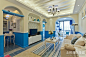 蓝色地中海小户型客厅装修效果图大全2012图片