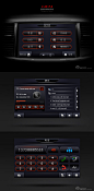 汽车电子 车载 导航 UI  界面设计