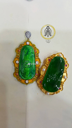 YEUNG_Jewelry采集到翡翠手绘