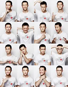 囧瑟夫Joseph Gordon-Levitt 35岁生快！行走的表情包，真正的表情帝！生快哈哈哈哈哈！ ​​​​