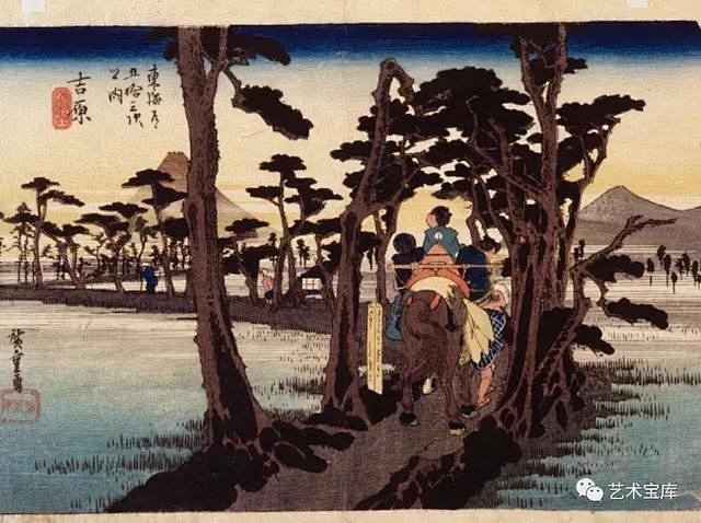 西方艺术史：日本最受欢迎的浮世绘画家之一...