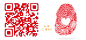 #微信指纹创意二维码# #微信公众号# #创意二维码# #二维码# #www.qmacode.com# #创意二维码在线制作#