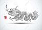 41900064-illustration-of-traditional-chinese-dragon-vector-illustration.jpg (1300×919)