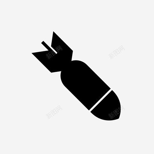 炸弹爆炸物军用图标 鱼雷 icon 标识 标志 UI图标 设计图片 免费下载 页面网页 平面电商 创意素材