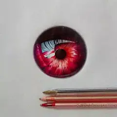 【侵刪】#手绘# 汤不热的一组有关眼睛的美图。如此美丽的眼眸，怎忍心让她流泪。 @我和动漫的日常