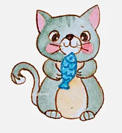 可爱小猫吃鱼插画图片大小1491x1628px 图片尺寸2 MB 来自PNG搜索网 pngss.com 免费免扣png素材下载！插画#呆萌#动物#卡通#卡通动物#卡通手绘#可爱#可爱动物#可爱卡通动物#萌宠#小猫吃鱼#