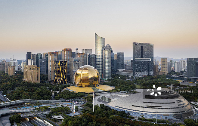 杭州钱江新城CBD建筑正版高清图片下载-...