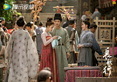 赵葡萄采集到单项 古代影视(街景 绘画)